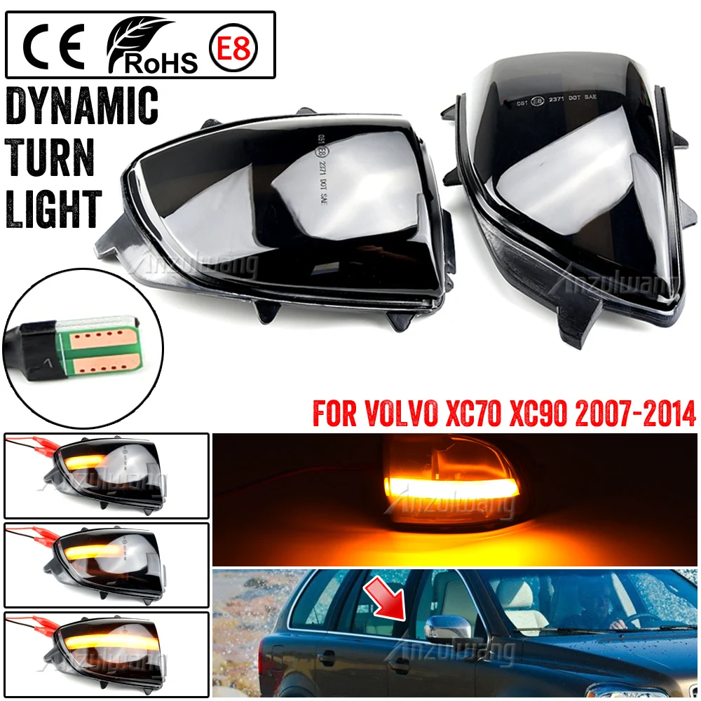Dynamic Turn Signal Light LED Rearview Side Mirror Sequential Blinker Indicator Lamp For Volvo XC70 2008-2012 XC90 2007-2014
Dynamic Turn Signal Light LED Rearview Side Mirror Sequential Blinker Indicator Lamp For Volvo XC70 2008-2012 XC90 2007-2014
