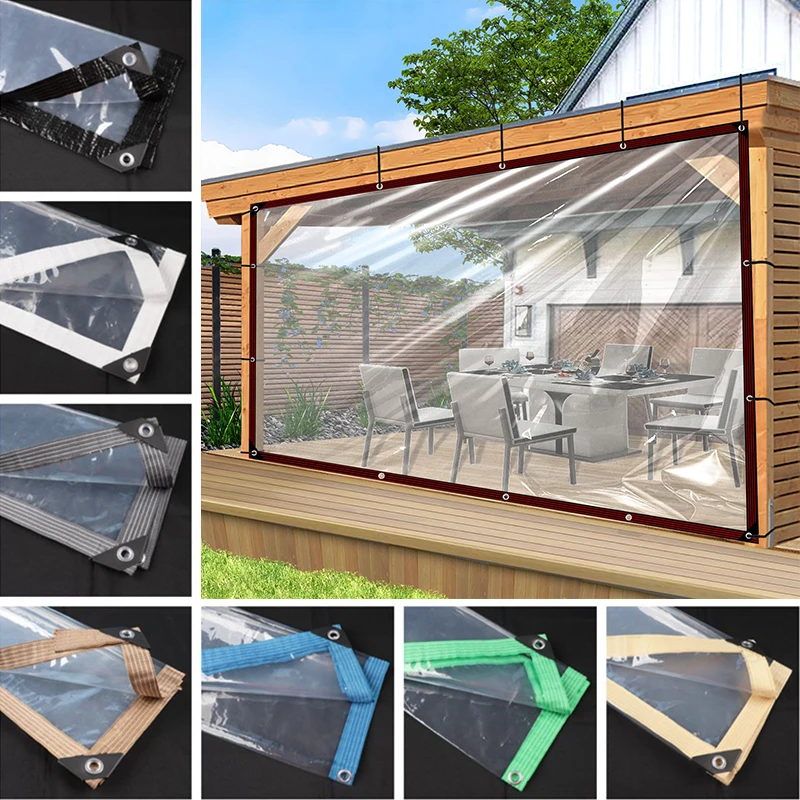 95% Clear PEVA Rainproof Cloth Home Window Transparent Windproof Screen Keep Warm Film Outdoor Pergola See Through Tarp Curtain
95% Clear PEVA Rainproof Cloth Home Window Transparent Windproof Screen Keep Warm Film Outdoor Pergola See Through Tarp Curtain