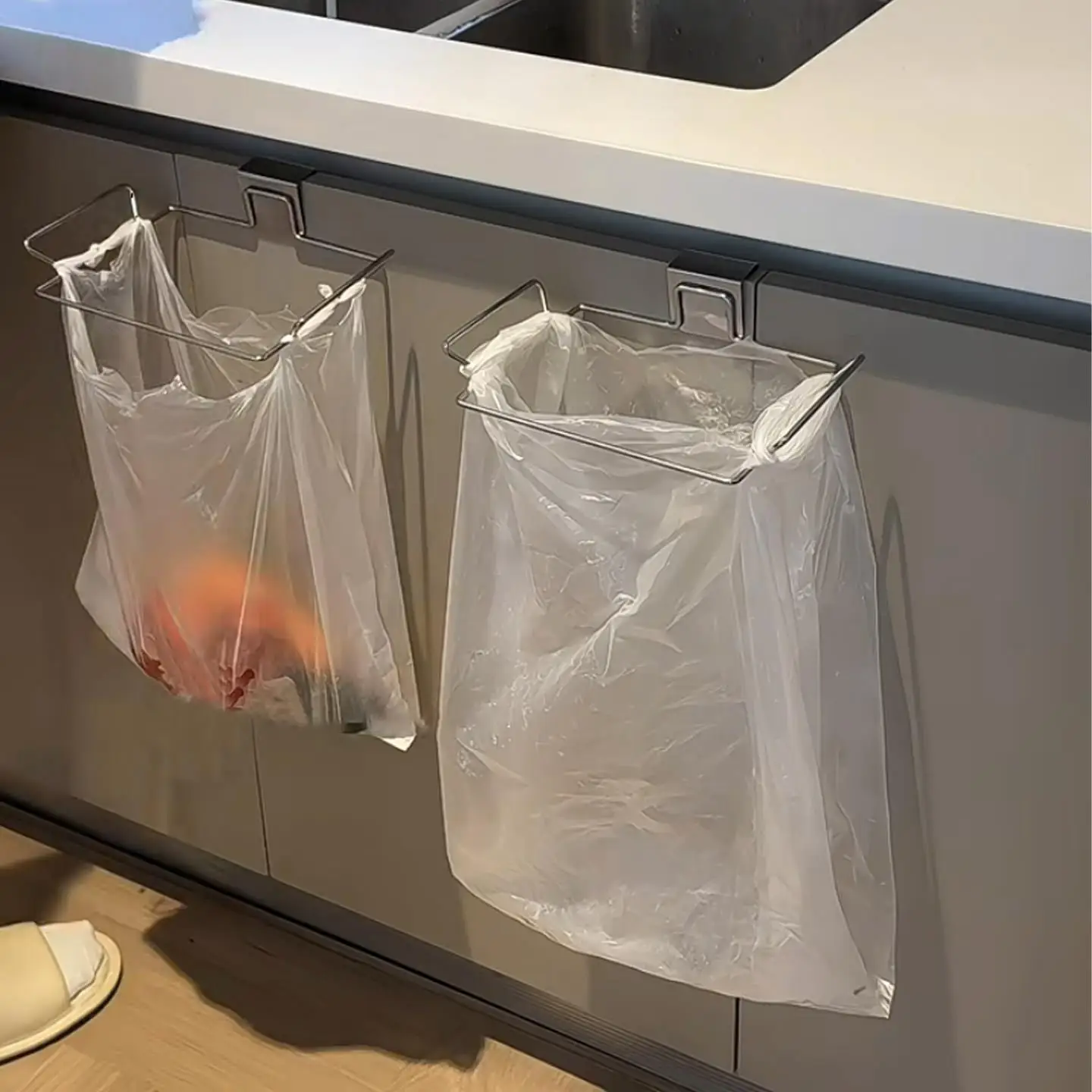 Kitchen Wall-Mounted Stainless Steel Trash Can No-Bend- Waist Simple Large Capacity Home Use 2026 New Model Space Saving
Kitchen Wall-Mounted Stainless Steel Trash Can No-Bend- Waist Simple Large Capacity Home Use 2026 New Model Space Saving