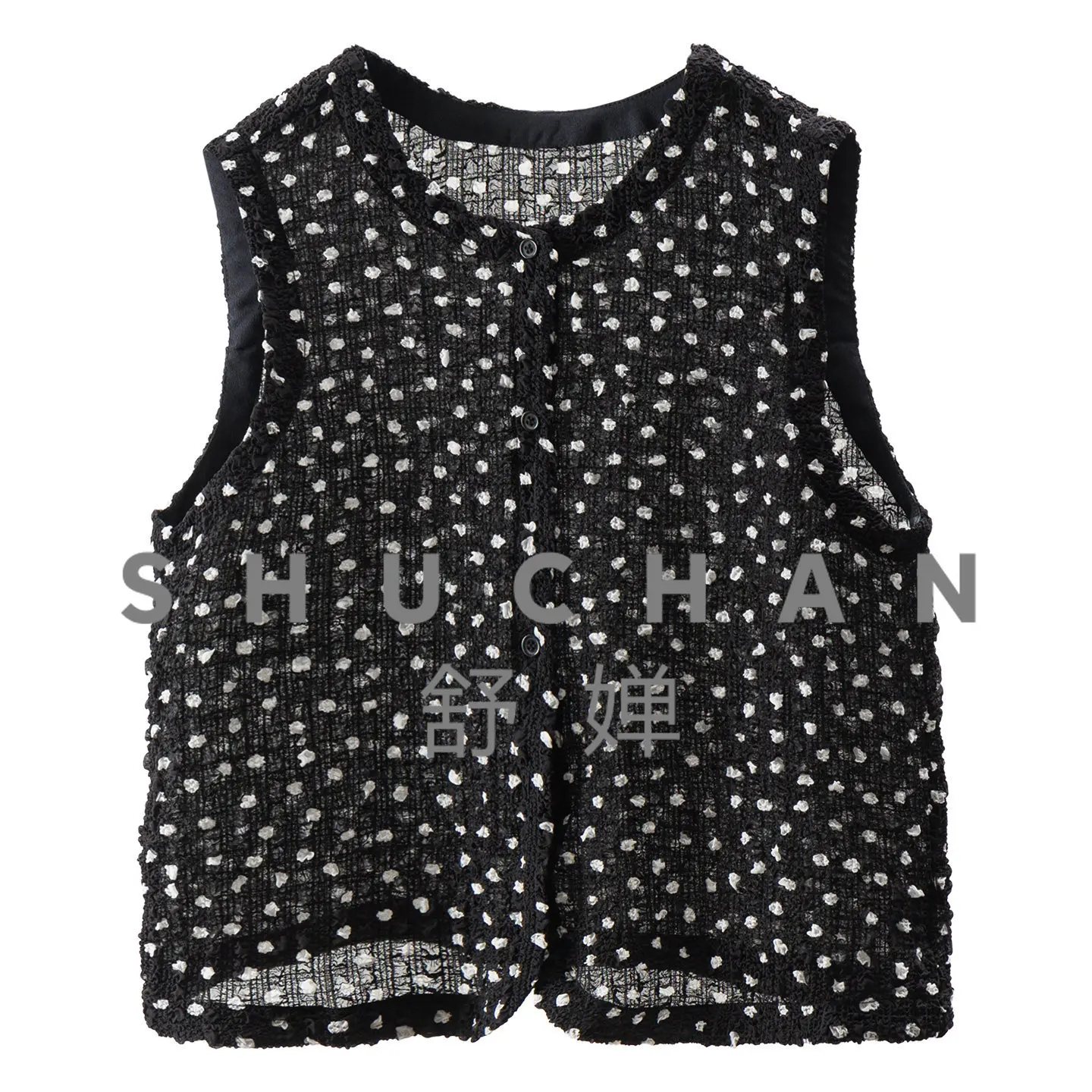 Thin Tank Top Design Custom-woven Bubble Crepe Silk Round Neck Sleeveless Shirt Vest Women 23W9
Thin Tank Top Design Custom-woven Bubble Crepe Silk Round Neck Sleeveless Shirt Vest Women 23W9