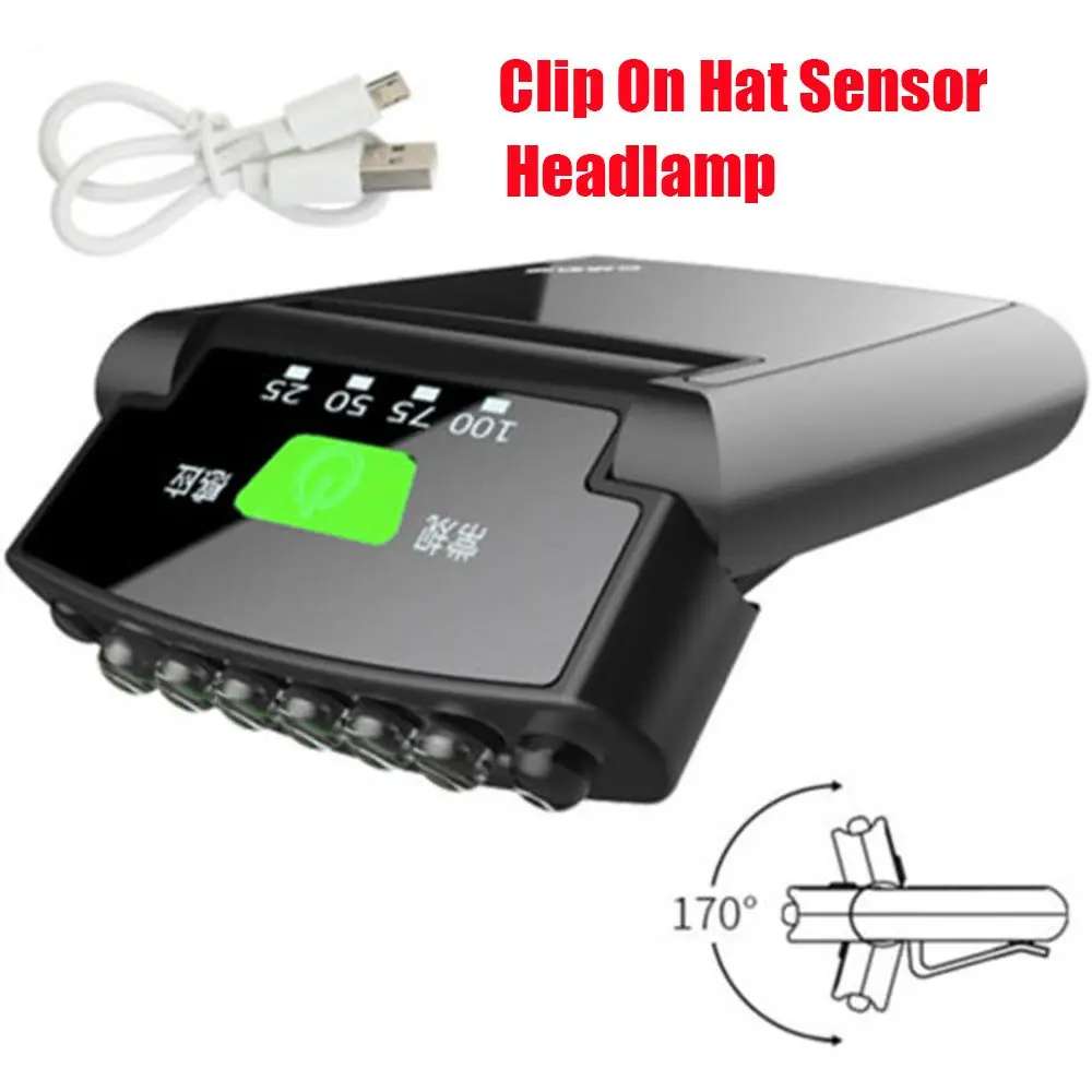 1 Pc 6 Led Outdoor Supplies Hats Light Waterproof IP64 LED Hat Light Sensor Power On Off Headlamp Flashlight Clip On Hat
1 Pc 6 Led Outdoor Supplies Hats Light Waterproof IP64 LED Hat Light Sensor Power On Off Headlamp Flashlight Clip On Hat