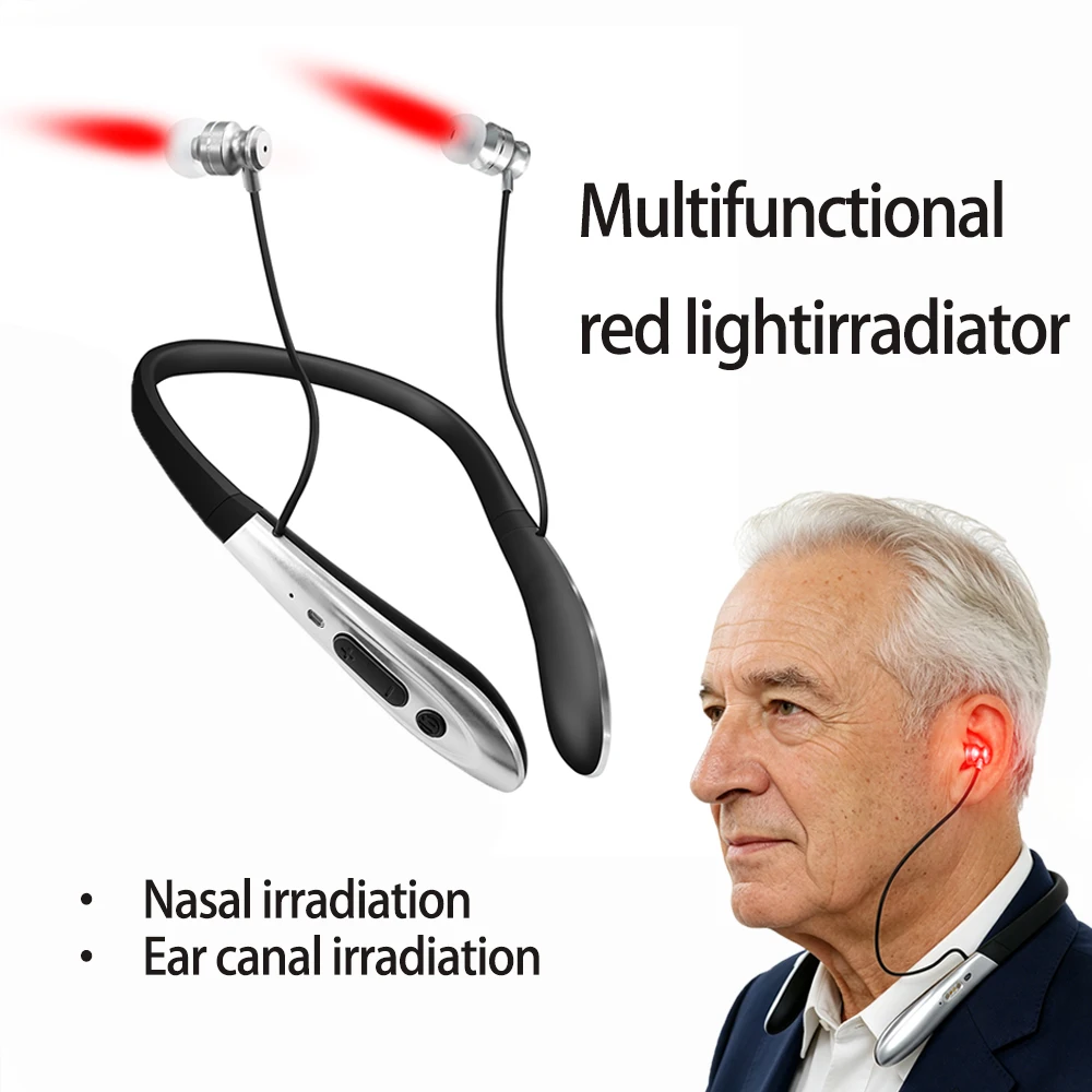 650nm Nasal-Ear Red Light Therapy Device irradiation Relieve Tinnitus Otitis Media Ear Eczema Alleviate assist fatigue weakness
650nm Nasal-Ear Red Light Therapy Device irradiation Relieve Tinnitus Otitis Media Ear Eczema Alleviate assist fatigue weakness