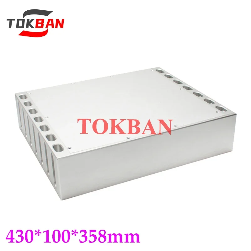 Tokban CJ149 430*100*358mm All Aluminum Class A Amplifier Chassis Enclosure DIy Amplifier Audio Case Shell
Tokban CJ149 430*100*358mm All Aluminum Class A Amplifier Chassis Enclosure DIy Amplifier Audio Case Shell