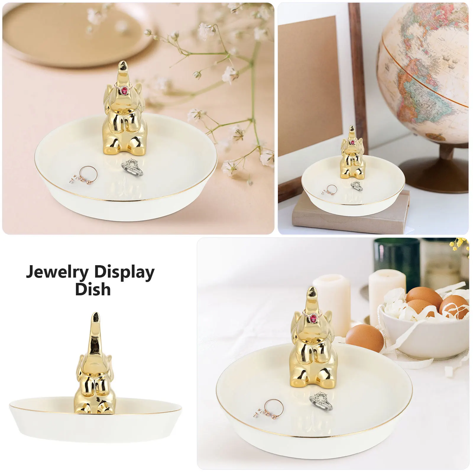 1Pcs Ceramic Jewelry Organizer Tray Creative Storage Plate High-Grade Jewelry Holder Durable Storage Tray for Home Decoration
1Pcs Ceramic Jewelry Organizer Tray Creative Storage Plate High-Grade Jewelry Holder Durable Storage Tray for Home Decoration