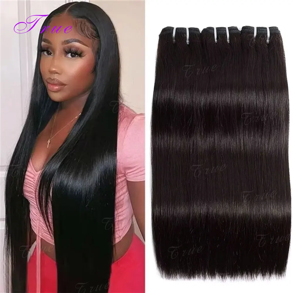 16A Straight Bundles 100% Human Hair Brazilian 2 3 4 PCS Natural Black Real Remy Weave Raw Hair 30 32 Inch Human Hair Bundles Extensions For Women
16A Straight Bundles 100% Human Hair Brazilian 2 3 4 PCS Natural Black Real Remy Weave Raw Hair 30 32 Inch Human Hair Bundles Extensions For Women
