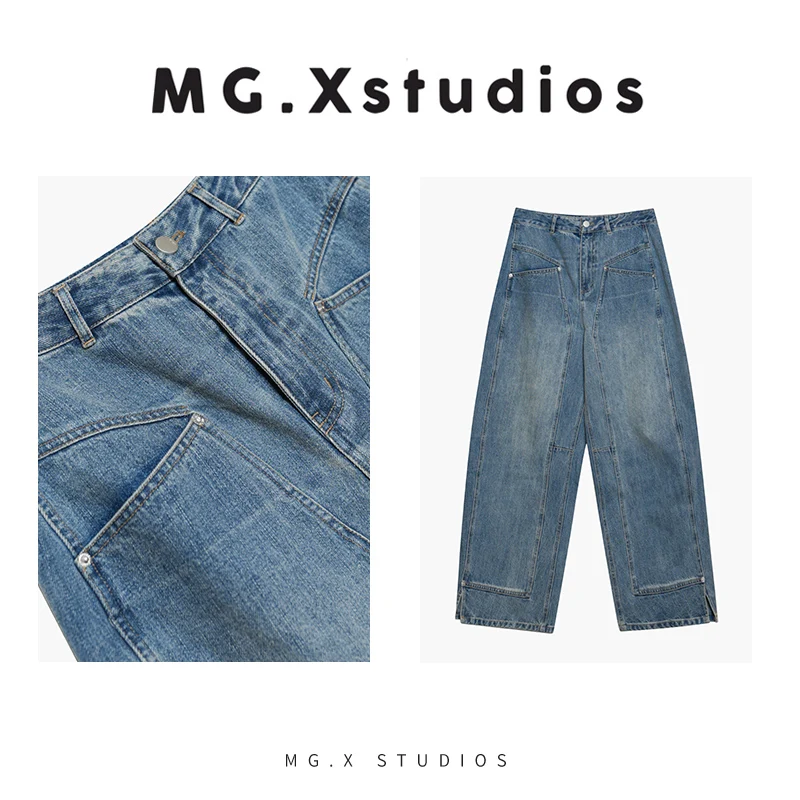 High Waist Straight Leg Loose Fit Faionable Versatile Jeans MGX Retro Sle Long Pants M62B623K3IW Ladies High Waist Jeans
High Waist Straight Leg Loose Fit Faionable Versatile Jeans MGX Retro Sle Long Pants M62B623K3IW Ladies High Waist Jeans