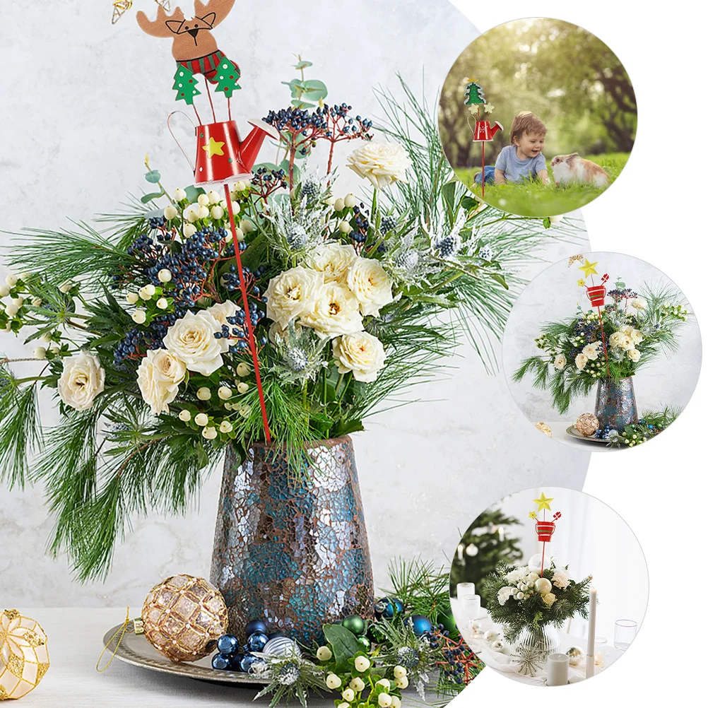 3Pcs Christmas Stake Decor Iron Xmas Kettle Style Garden Lawn Insert for Flower Pot Walkway Driveway Decoration
3Pcs Christmas Stake Decor Iron Xmas Kettle Style Garden Lawn Insert for Flower Pot Walkway Driveway Decoration