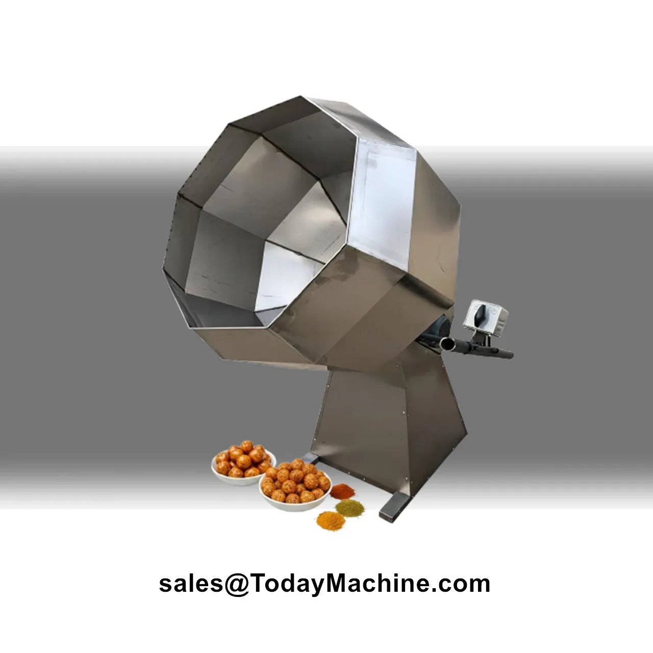 Octagonal Type Mixer Popcorn Peanut Flavor Coating Beef Potato Chips Seasoning Machine
Octagonal Type Mixer Popcorn Peanut Flavor Coating Beef Potato Chips Seasoning Machine