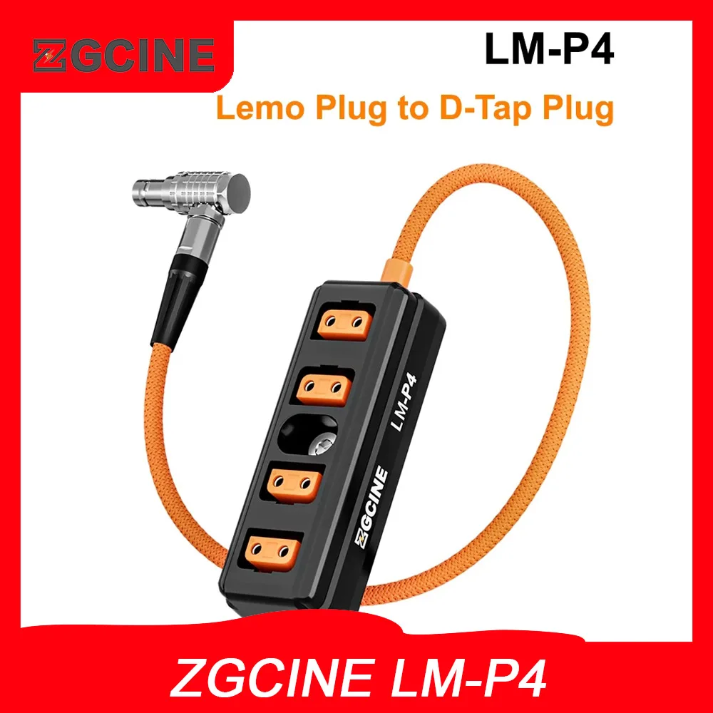 Силовой кабель ZGCINE LM-P4 для выбора Красной камеры ARRI SONY, разъем Lemo, угол 90 градусов, 2-контактный разъем на 4 разъема D-Tap
Силовой кабель ZGCINE LM-P4 для выбора Красной камеры ARRI SONY, разъем Lemo, угол 90 градусов, 2-контактный разъем на 4 разъема D-Tap