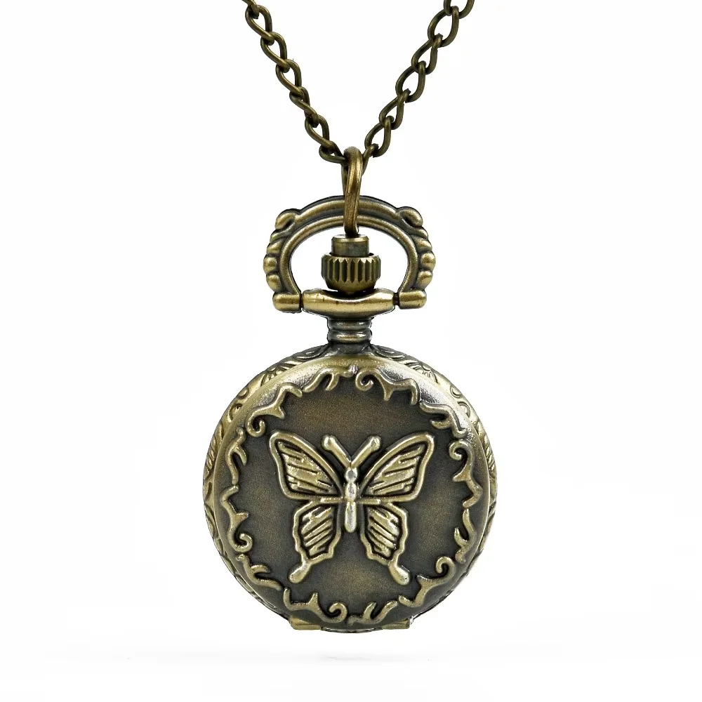 Retro Alloy Butterfly Quartz Pocket Watch With Chain Vintage Carved Round Necklace Girls
Retro Alloy Butterfly Quartz Pocket Watch With Chain Vintage Carved Round Necklace Girls