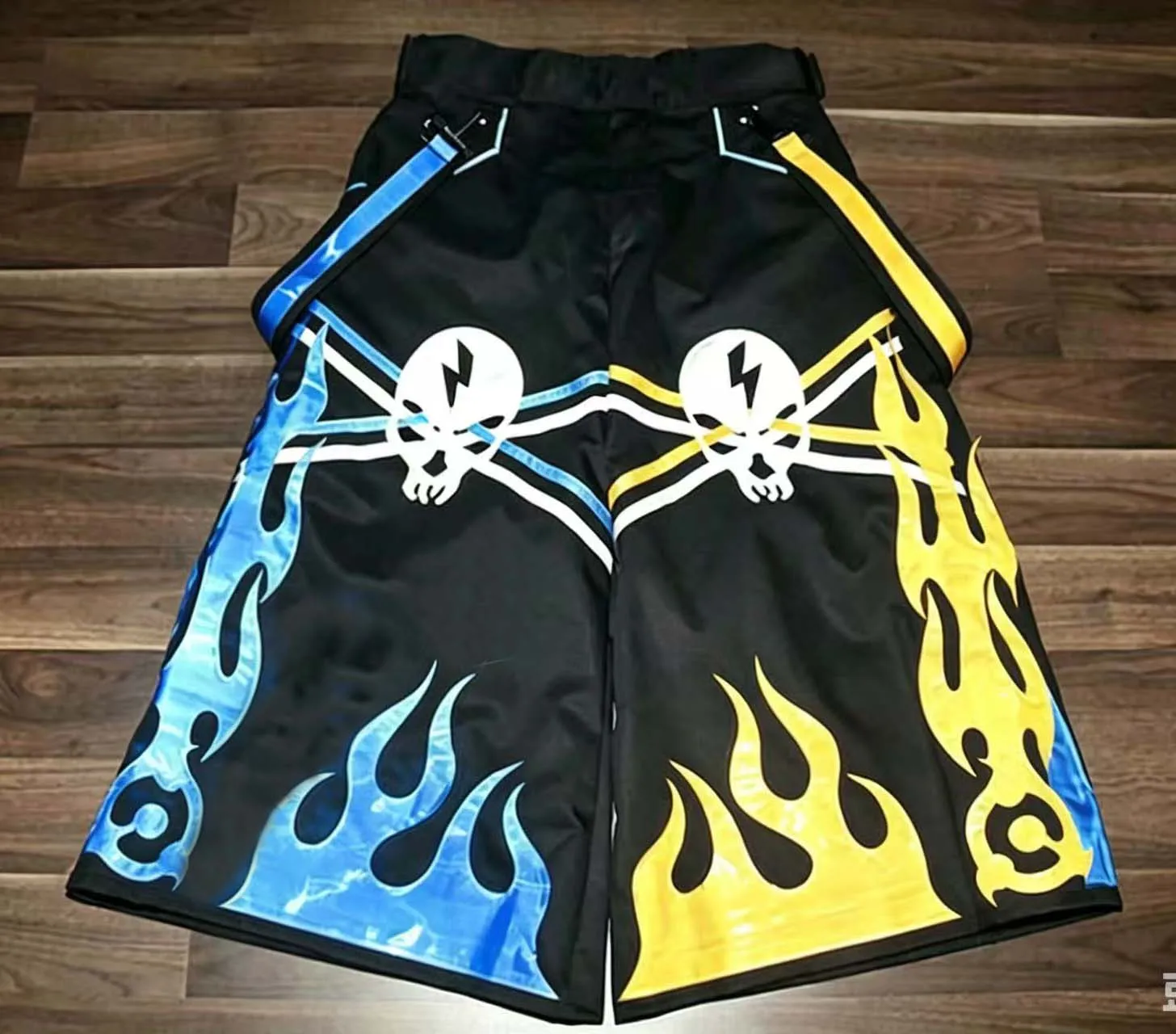 PHATTPANT phat pants rave pants Shuffle heatwave pants rave gear blue yellow Flames C005
PHATTPANT phat pants rave pants Shuffle heatwave pants rave gear blue yellow Flames C005