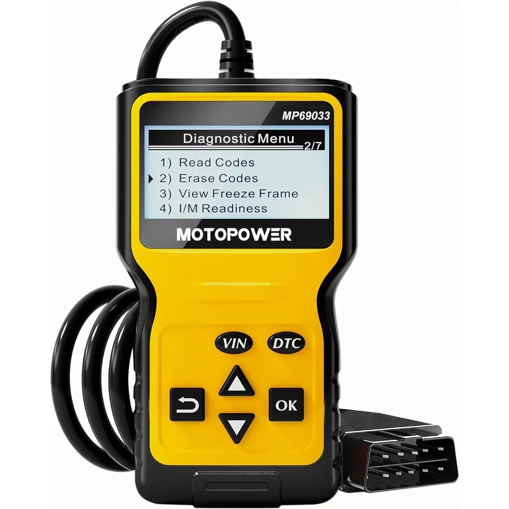 US Shipping OBD2 Scanner Car Code Reader Engine Fault Diagnostic Scan Tool for OBDII Protocol Vehicles Since 1996 Yellow
US Shipping OBD2 Scanner Car Code Reader Engine Fault Diagnostic Scan Tool for OBDII Protocol Vehicles Since 1996 Yellow
