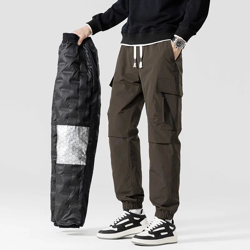 Thickened warm work down pants men's senior sense of rushing pants winter outside the windproof sports drawstring casual pants
Thickened warm work down pants men's senior sense of rushing pants winter outside the windproof sports drawstring casual pants