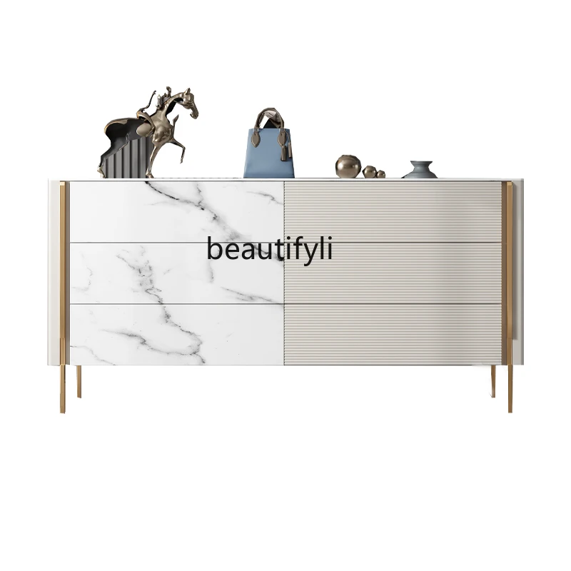Light luxury solid wood, American rock slab living room decorative cabinet, wall side storage storage cabinet
Light luxury solid wood, American rock slab living room decorative cabinet, wall side storage storage cabinet