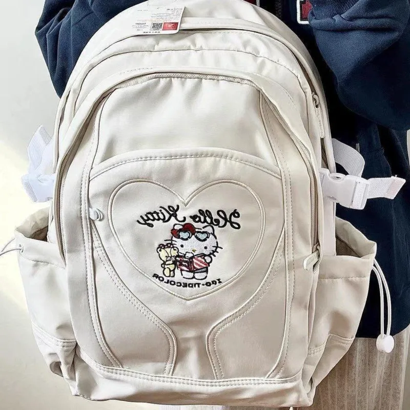 Мягкий рюкзак Sanrio Hello Kitty Y2k для девочек, милая сумка на плечо большой емкости с вышивкой, корейская версия, новый тренд, повседневный рюкзак
Мягкий рюкзак Sanrio Hello Kitty Y2k для девочек, милая сумка на плечо большой емкости с вышивкой, корейская версия, новый тренд, повседневный рюкзак