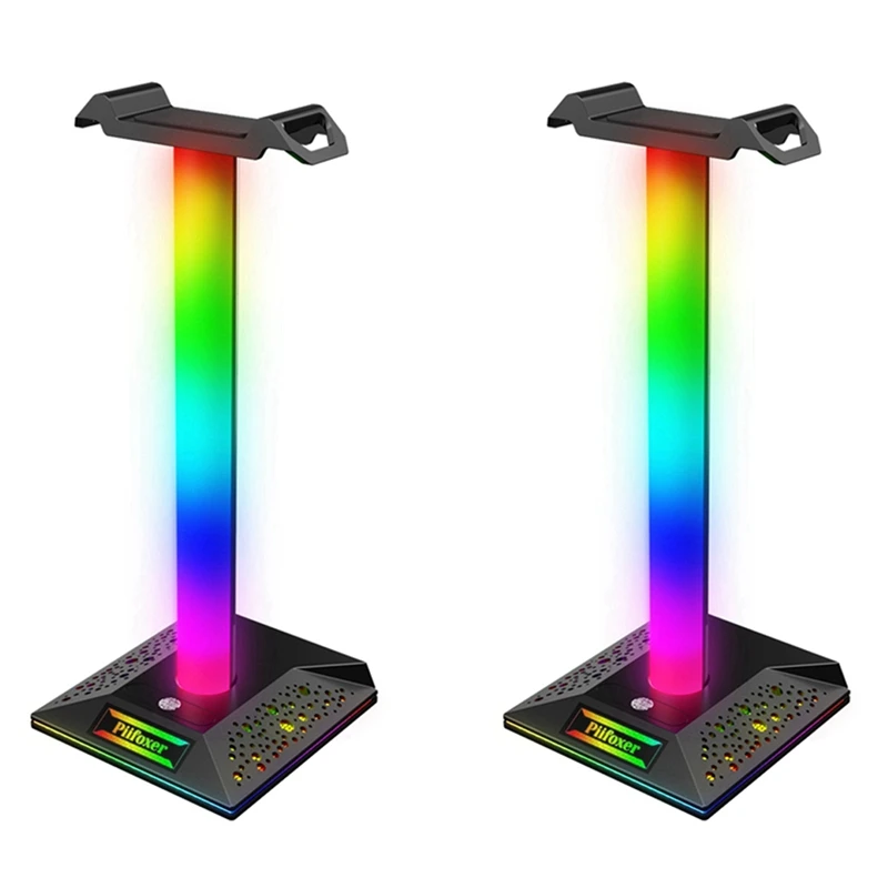 2X RGB Gaming Headphone Stand Dual USB Port Touch Control Strip Light Desk Gaming Headset Holder Hanger Accessories
2X RGB Gaming Headphone Stand Dual USB Port Touch Control Strip Light Desk Gaming Headset Holder Hanger Accessories