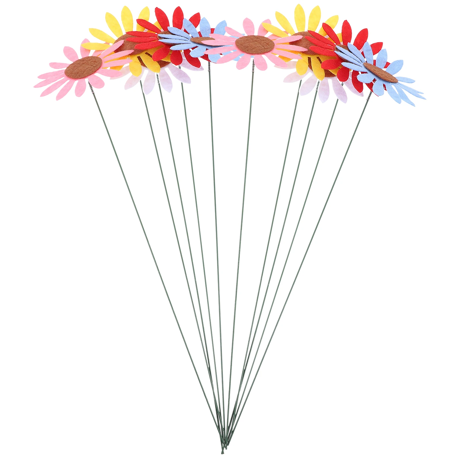 10pcs Garden Decoration Stakes Small Daisy Flower Ornaments Colorful Iron Wire Yard Decor Lawn Outdoor stakes
10pcs Garden Decoration Stakes Small Daisy Flower Ornaments Colorful Iron Wire Yard Decor Lawn Outdoor stakes