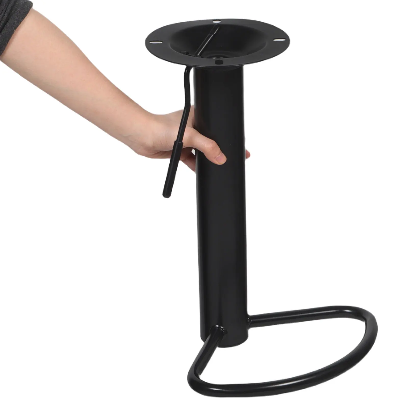 Bar Stool Swivel Mechanism Heavy Duty Rotating Post Black with Integrated Footrest Lifting Cylinder for Home Kitchen Restaurant
Bar Stool Swivel Mechanism Heavy Duty Rotating Post Black with Integrated Footrest Lifting Cylinder for Home Kitchen Restaurant