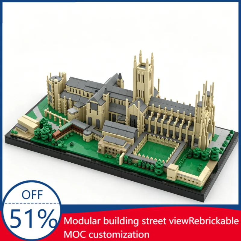 3542PCS Canterbury Cathedral Famous European Architecture Building Blocks Model Creative Assembly Educational Toy for Collection
3542PCS Canterbury Cathedral Famous European Architecture Building Blocks Model Creative Assembly Educational Toy for Collection