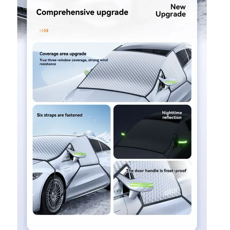 Универсальный защитный экран от инея для лобового стекла — универсальный чехол от снега для автомобиля на зиму — водонепроницаемая ткань с утолщенным дизайном
Универсальный защитный экран от инея для лобового стекла — универсальный чехол от снега для автомобиля на зиму — водонепроницаемая ткань с утолщенным дизайном