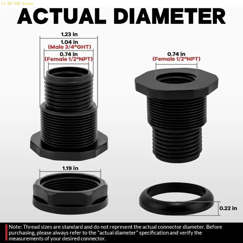 W3JE 10lots Industrial Grade Plastic Fitting Garden Irrigation Pipe Connection
W3JE 10lots Industrial Grade Plastic Fitting Garden Irrigation Pipe Connection