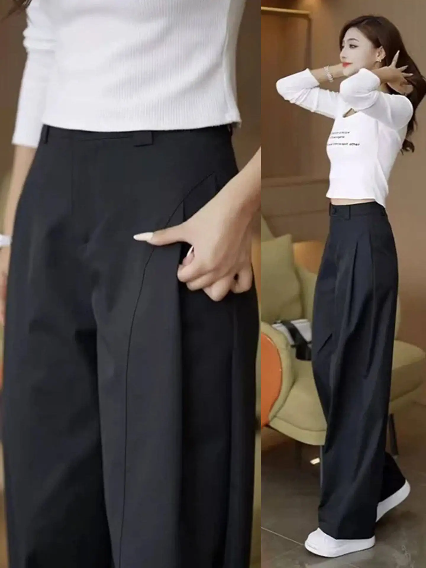 High Waist Loose Straight Leg Pants Women's Summer 2026 Fashion Casual Trousers Wide Leg Pants Korean Style Commute Wind
High Waist Loose Straight Leg Pants Women's Summer 2026 Fashion Casual Trousers Wide Leg Pants Korean Style Commute Wind