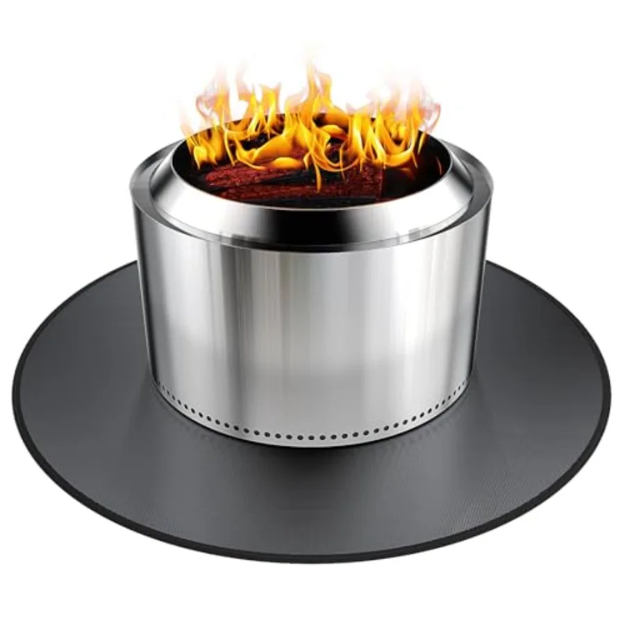 Огнеупорный коврик для очага 48 дюймов для Solo Stove Yukon, 5-слойный круглый коврик для гриля, защита для террасы, водонепроницаемый коврик для улицы
Огнеупорный коврик для очага 48 дюймов для Solo Stove Yukon, 5-слойный круглый коврик для гриля, защита для террасы, водонепроницаемый коврик для улицы