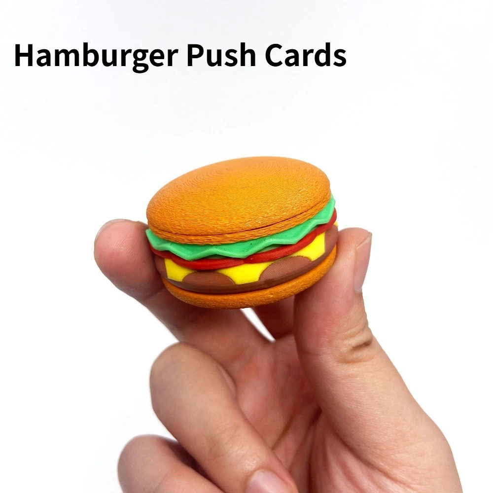 OUYEDC Hamburger 3D Printed Magnetic Segment Vibrating Magnetic Push Fingertip Card Pushing Decompression Toy
OUYEDC Hamburger 3D Printed Magnetic Segment Vibrating Magnetic Push Fingertip Card Pushing Decompression Toy