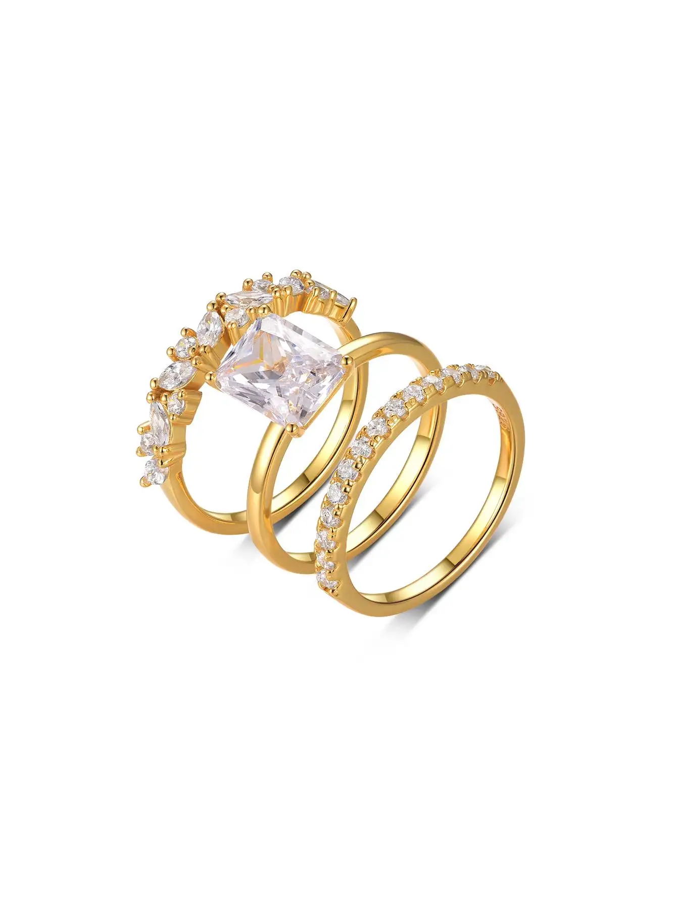 S925 Sterling Silver Rectangular 3CT Moissanite Ring Set Fine Jewelry Gold-plated 18k Suitable for Gift Giving Birthday Gift
S925 Sterling Silver Rectangular 3CT Moissanite Ring Set Fine Jewelry Gold-plated 18k Suitable for Gift Giving Birthday Gift