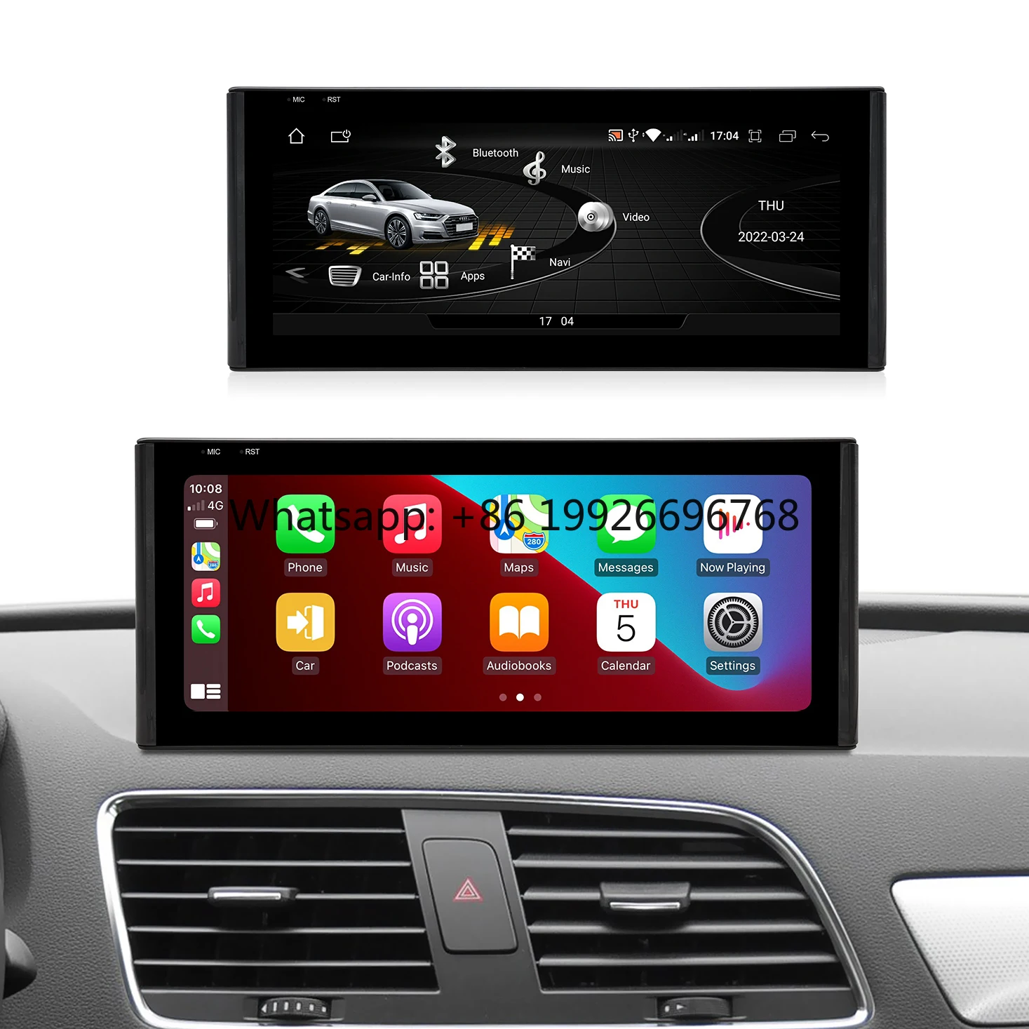 10.25 Inch Android 13 8 Cores Radio GPS Navigation System Touch Screen Carplay Multimedia Player for Audi Q3 2013-2018
10.25 Inch Android 13 8 Cores Radio GPS Navigation System Touch Screen Carplay Multimedia Player for Audi Q3 2013-2018