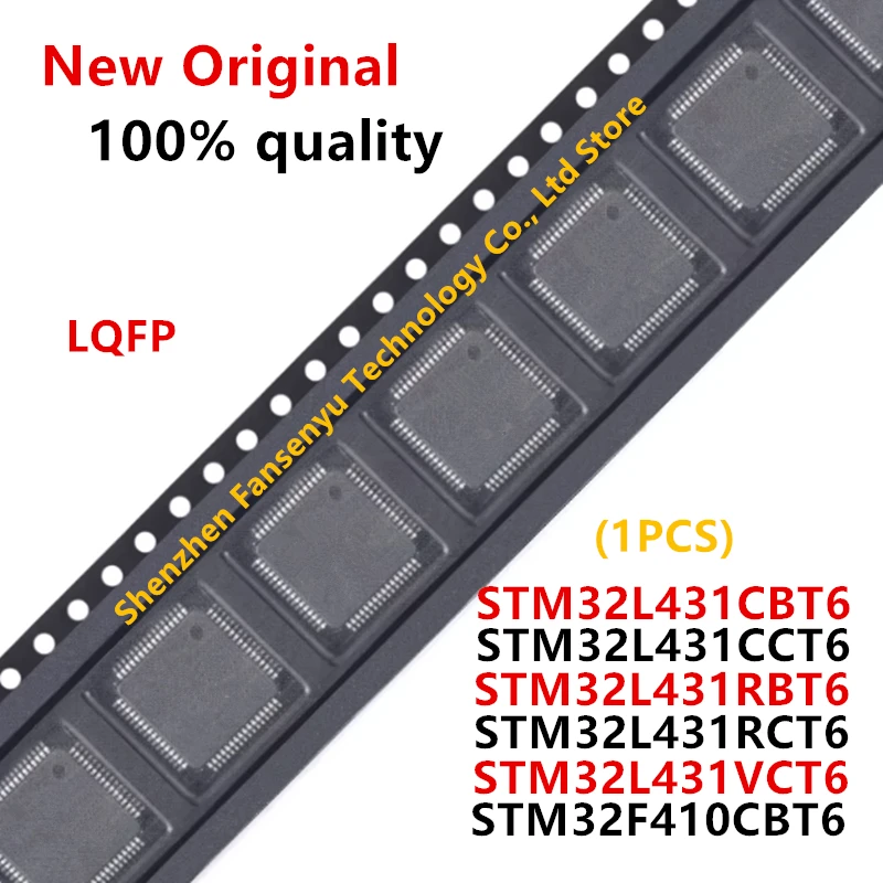 (1piece) 100% New STM32F410CBT6 STM32L431CBT6 STM32L431CCT6 STM32L431RBT6 STM32L431RCT6 STM32L431VCT6 QFP Chipset
(1piece) 100% New STM32F410CBT6 STM32L431CBT6 STM32L431CCT6 STM32L431RBT6 STM32L431RCT6 STM32L431VCT6 QFP Chipset