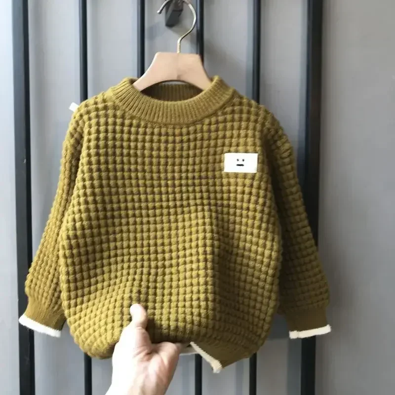 2023 New Children'S Soft Skin-Friendly Boys Casual Simple Girls Fashion All-Match Spring And Autumn Coat Knitted Sweater Trend
2023 New Children'S Soft Skin-Friendly Boys Casual Simple Girls Fashion All-Match Spring And Autumn Coat Knitted Sweater Trend