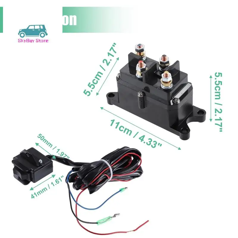 Winch Solenoid Relay Contactor Rocker Kit Winch Solenoid Relay Contactor & Winch Rocker Thumb Switch Combo ATV Accessories
Winch Solenoid Relay Contactor Rocker Kit Winch Solenoid Relay Contactor & Winch Rocker Thumb Switch Combo ATV Accessories