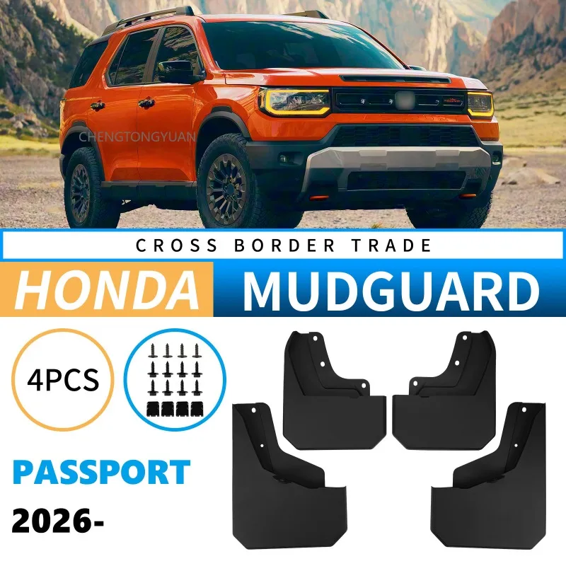 4PCS For Honda Passport 2026 ABS Car Mud Flaps Splash Guard Mudguards MudFlaps Front Rear Fender Accessories
4PCS For Honda Passport 2026 ABS Car Mud Flaps Splash Guard Mudguards MudFlaps Front Rear Fender Accessories