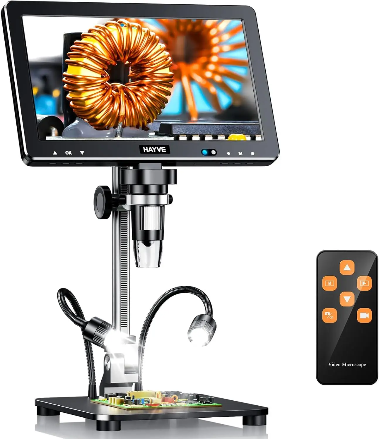 DM13 10 1 Inch LCD Digital Microscope 16MP 2000X HD IPS Soldering Microscope For Adults Electronics Repair Coin Microscope
DM13 10 1 Inch LCD Digital Microscope 16MP 2000X HD IPS Soldering Microscope For Adults Electronics Repair Coin Microscope