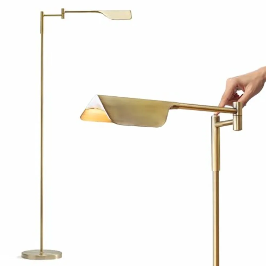 Leaf Pharmacy LED Reading Lamp, Dimmable Floor Lamp with Easy Rotation over Chair or Desk for Living Rooms and Offices, Adjusta
Leaf Pharmacy LED Reading Lamp, Dimmable Floor Lamp with Easy Rotation over Chair or Desk for Living Rooms and Offices, Adjusta