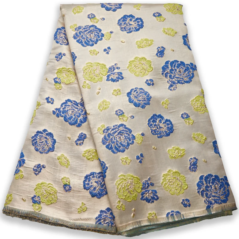 Kalume Brocade Lace Fabric 2024 High Quality African Nigerian Brocade Fabrics By 5Yards For Sew Party Cloth Diy Dress F2697
Kalume Brocade Lace Fabric 2024 High Quality African Nigerian Brocade Fabrics By 5Yards For Sew Party Cloth Diy Dress F2697