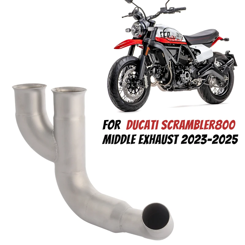 Motorcycle Exhaust For Ducati Scrambler800 Icon Dark Nightshift 2023-2025 Mid Link Pipe Replace Original Catalys Escape Modified
Motorcycle Exhaust For Ducati Scrambler800 Icon Dark Nightshift 2023-2025 Mid Link Pipe Replace Original Catalys Escape Modified