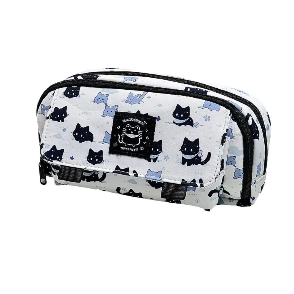 Three-layer Snow Cat Pencil Bag Large Capacity Zipper Snow Kitten Pencil Case Cartoon Animal Cute Kitten Stationery Bag
Three-layer Snow Cat Pencil Bag Large Capacity Zipper Snow Kitten Pencil Case Cartoon Animal Cute Kitten Stationery Bag