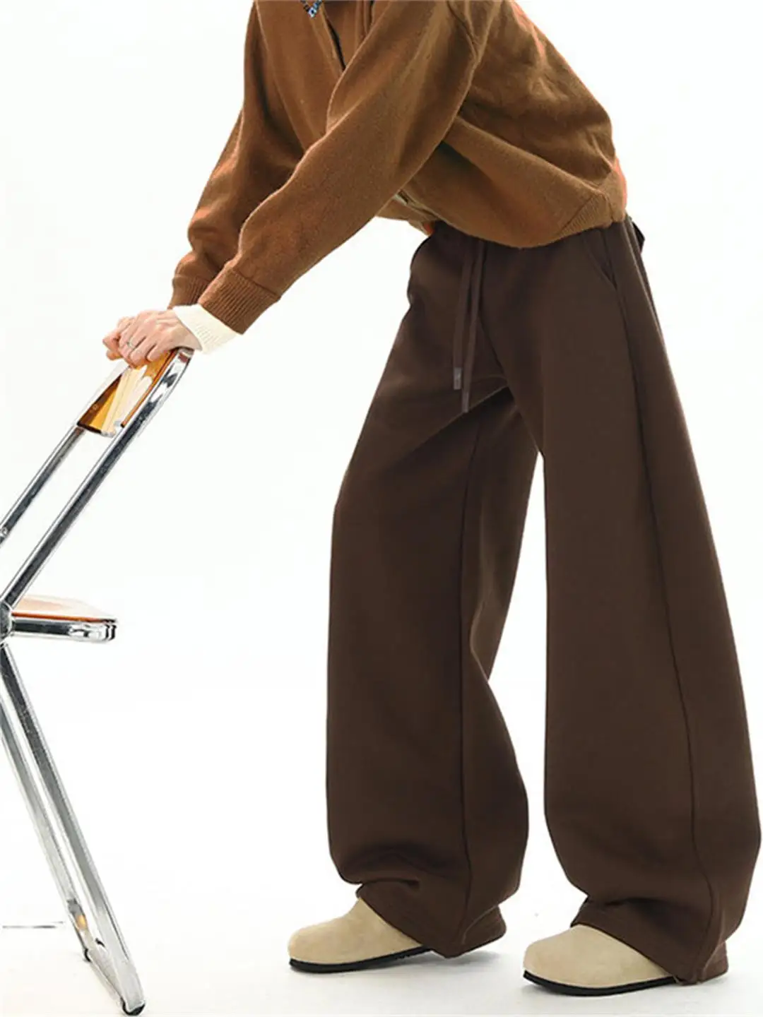 Cleanfit American Sle Brown Fce Lined Casual Pants Men Women Comfortable Warm Lazy Feelings Loose Fit Straight Leg Trousers
Cleanfit American Sle Brown Fce Lined Casual Pants Men Women Comfortable Warm Lazy Feelings Loose Fit Straight Leg Trousers