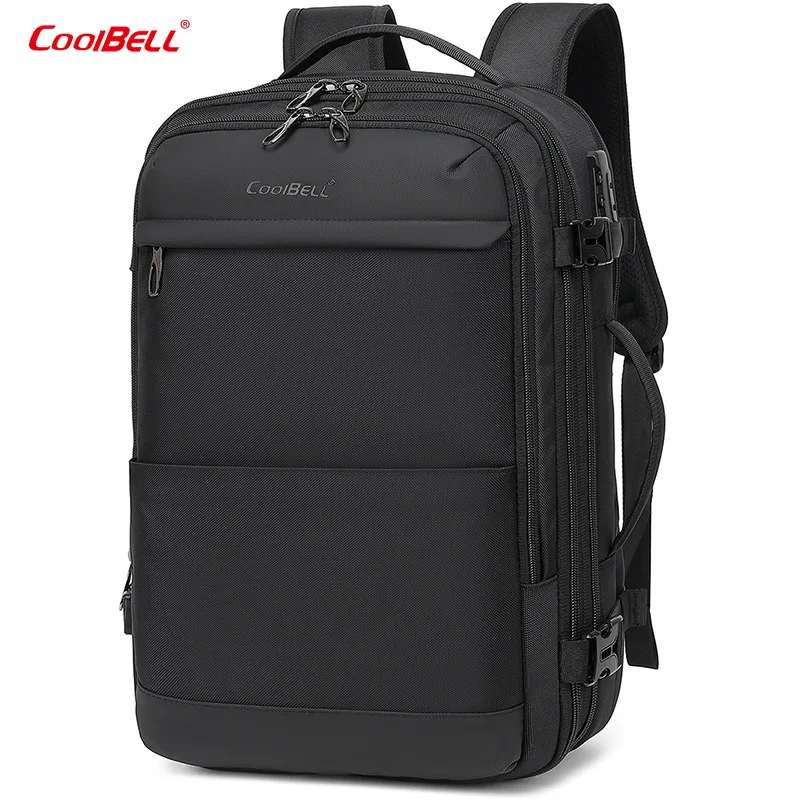 CoolbeLL 36 L Expandable Waterproof Portable Anti-theft Backpack For Men 17.3 inch Laptop, USB-A Charging Port,180° Open,Black
CoolbeLL 36 L Expandable Waterproof Portable Anti-theft Backpack For Men 17.3 inch Laptop, USB-A Charging Port,180° Open,Black