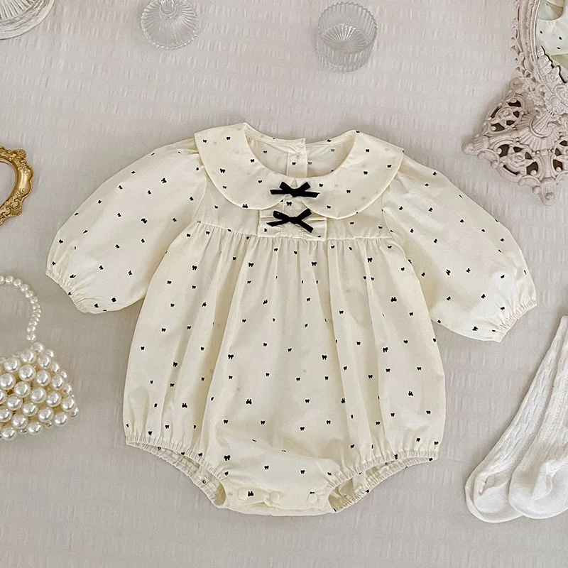 2026 New Spring 0-24M Baby Girl Clothing Infant Baby Girls Jumpsuit Long Sleeved Cotton Print Toddler Baby Girl Romper
2026 New Spring 0-24M Baby Girl Clothing Infant Baby Girls Jumpsuit Long Sleeved Cotton Print Toddler Baby Girl Romper