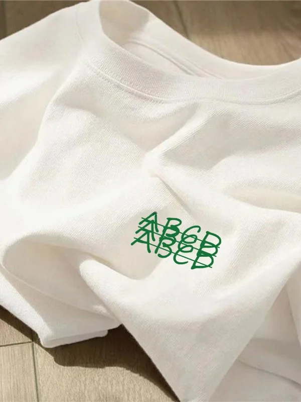 Летняя повседневная хлопковая футболка ort Sve Letter Print ex Топ Легкий дышащий модный молодежный сле
Летняя повседневная хлопковая футболка ort Sve Letter Print ex Топ Легкий дышащий модный молодежный сле