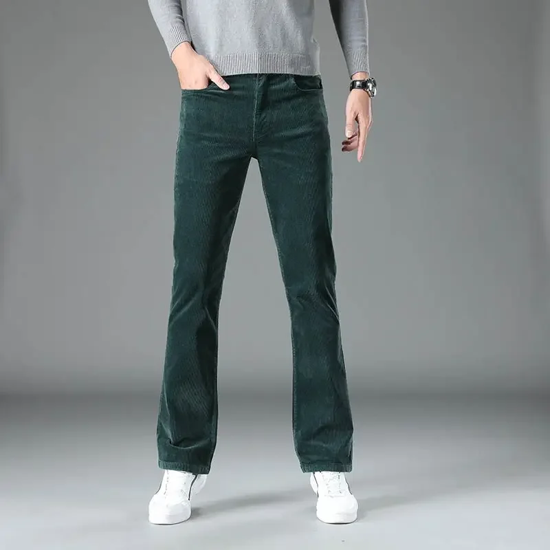 2023 Men's Spring Autumn New High Waist Corduroy Pants Male Korean Slim Solid Color Pants Men Long Casual Flare Pants H393
2023 Men's Spring Autumn New High Waist Corduroy Pants Male Korean Slim Solid Color Pants Men Long Casual Flare Pants H393