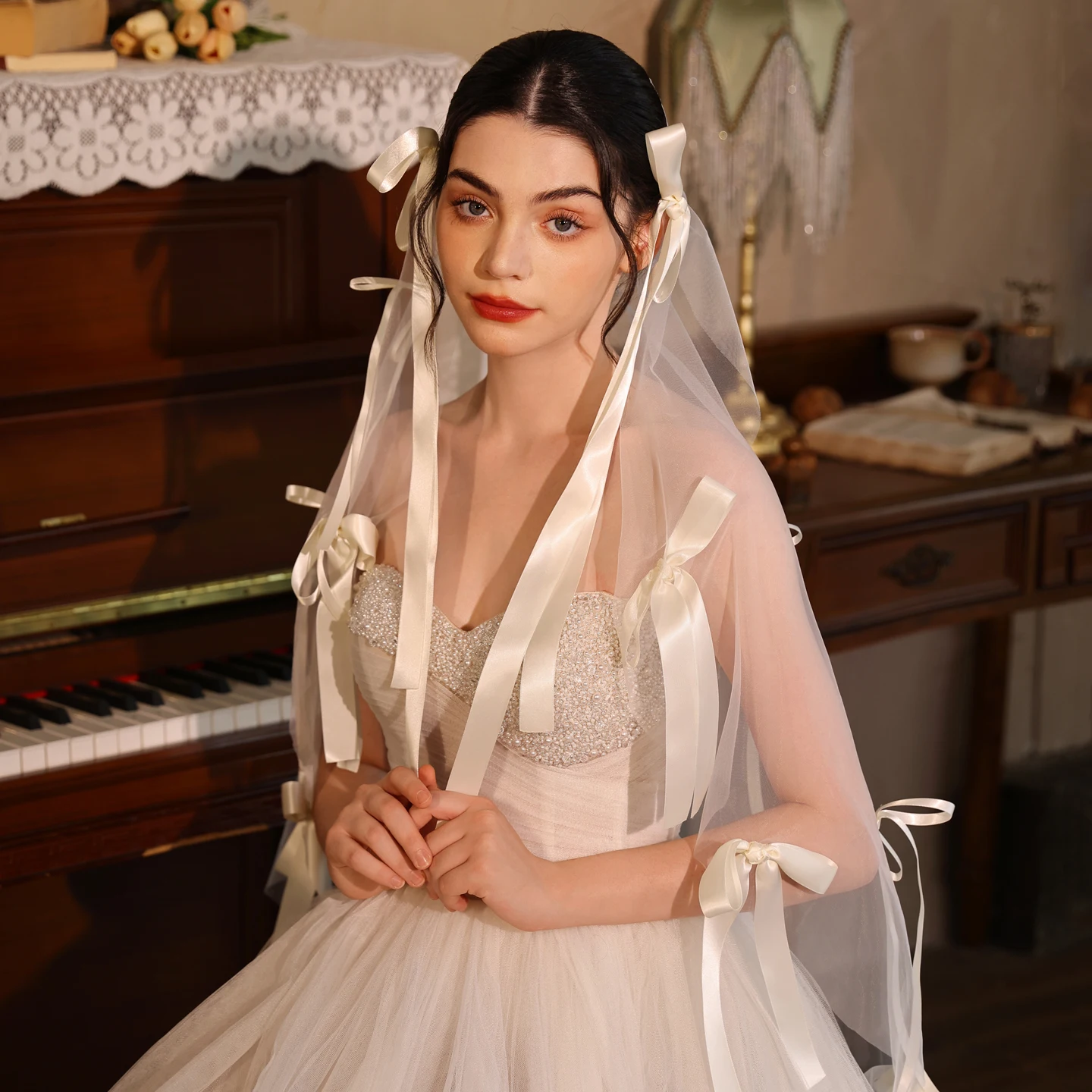 V516 Шампанское Бабочка Узел Фата Лес Ретро Свадебная Прическа Фотостудия Открытый Живописный Головной Убор
V516 Шампанское Бабочка Узел Фата Лес Ретро Свадебная Прическа Фотостудия Открытый Живописный Головной Убор