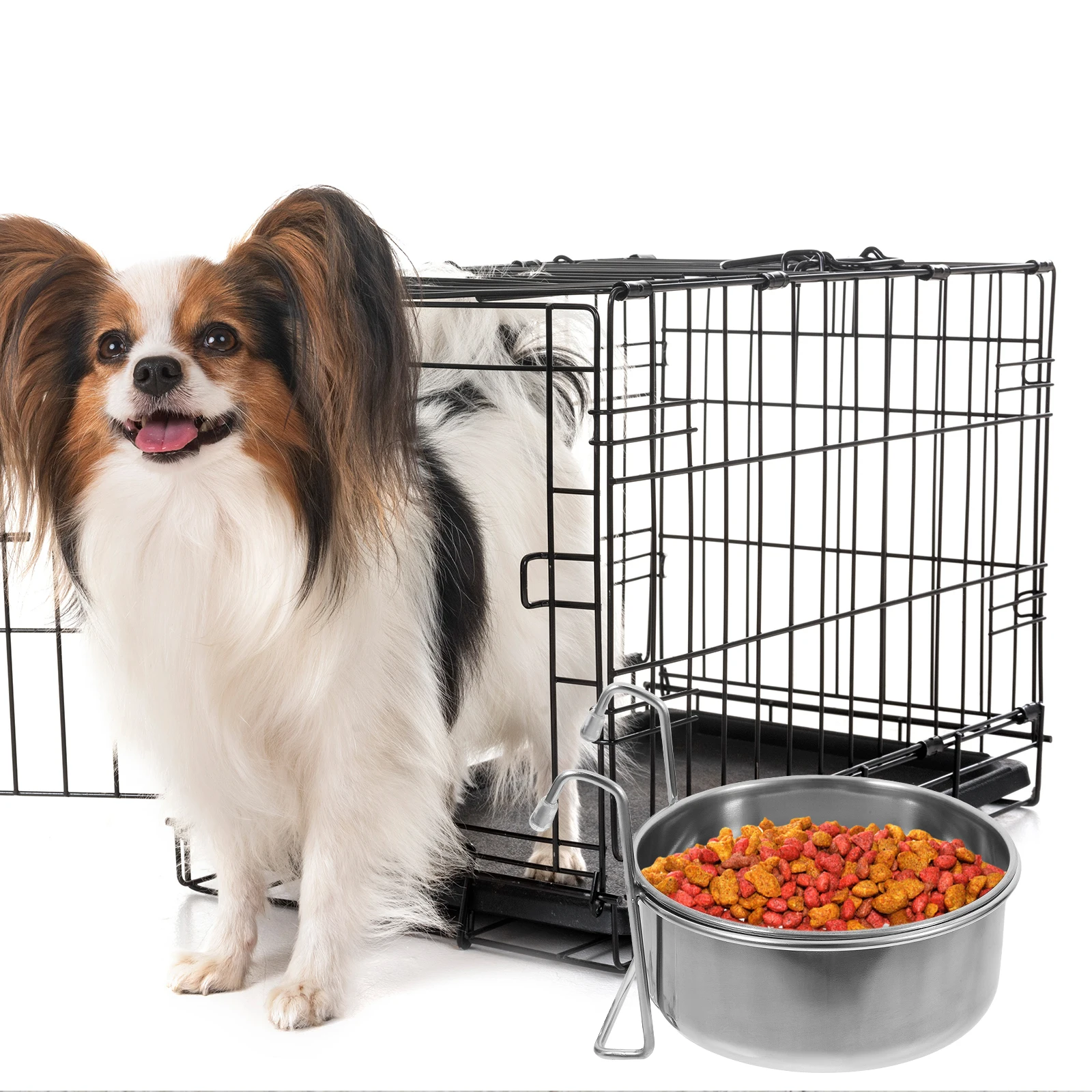 Stainless Steel Pet Food Bowl Hanging Cage Feeding Dog Cat Bowl Durable Eco Friendly Easy Clean Anti Rust Design Pet Supplies
Stainless Steel Pet Food Bowl Hanging Cage Feeding Dog Cat Bowl Durable Eco Friendly Easy Clean Anti Rust Design Pet Supplies