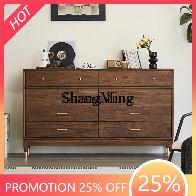 FGgood-looking solid wood drawer storage side cabinet log bedside cabinet black walnut eight bucket cabinet
FGgood-looking solid wood drawer storage side cabinet log bedside cabinet black walnut eight bucket cabinet