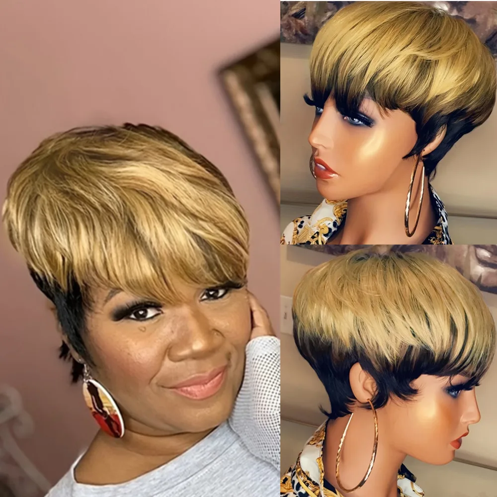 machine made wig pixie wig 6inch 1b27 color pixie cut short straight human hair wigs 150% density remy hair for women
machine made wig pixie wig 6inch 1b27 color pixie cut short straight human hair wigs 150% density remy hair for women