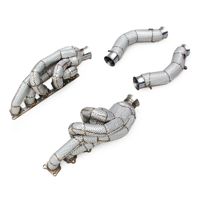OEM Manifold Exhaust Pipes For Lamborghini Gallardo 5.0L 2004-2007 Stainless Steel Long Tube With Heat Shield
OEM Manifold Exhaust Pipes For Lamborghini Gallardo 5.0L 2004-2007 Stainless Steel Long Tube With Heat Shield