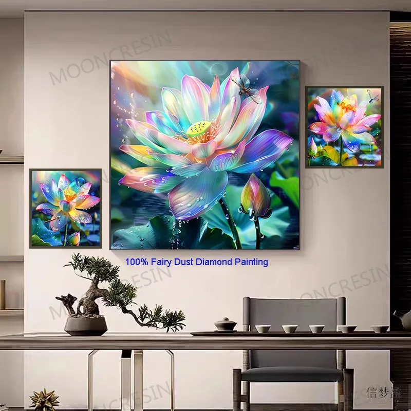 100% Fairy Dust Square Diy Diamond Painting Cross Stitch Lotus Flowers Embroidery Mosaic Home Decor Picture Rhinestones Crystal
100% Fairy Dust Square Diy Diamond Painting Cross Stitch Lotus Flowers Embroidery Mosaic Home Decor Picture Rhinestones Crystal
